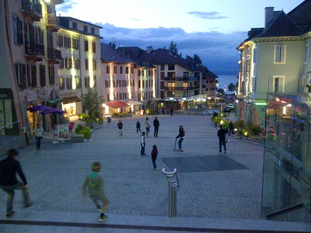 Appartement Confortable A Thollon-Les-Memises Avec Vue Exterior photo